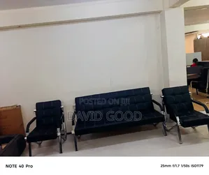 Black Office Sofa
