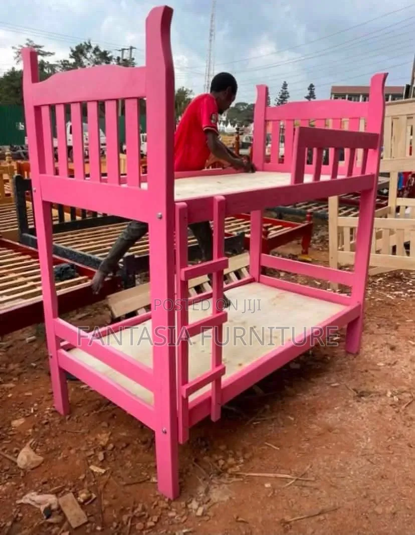 3 by 6 Top and Bottom Pink Bunk/Double Decker