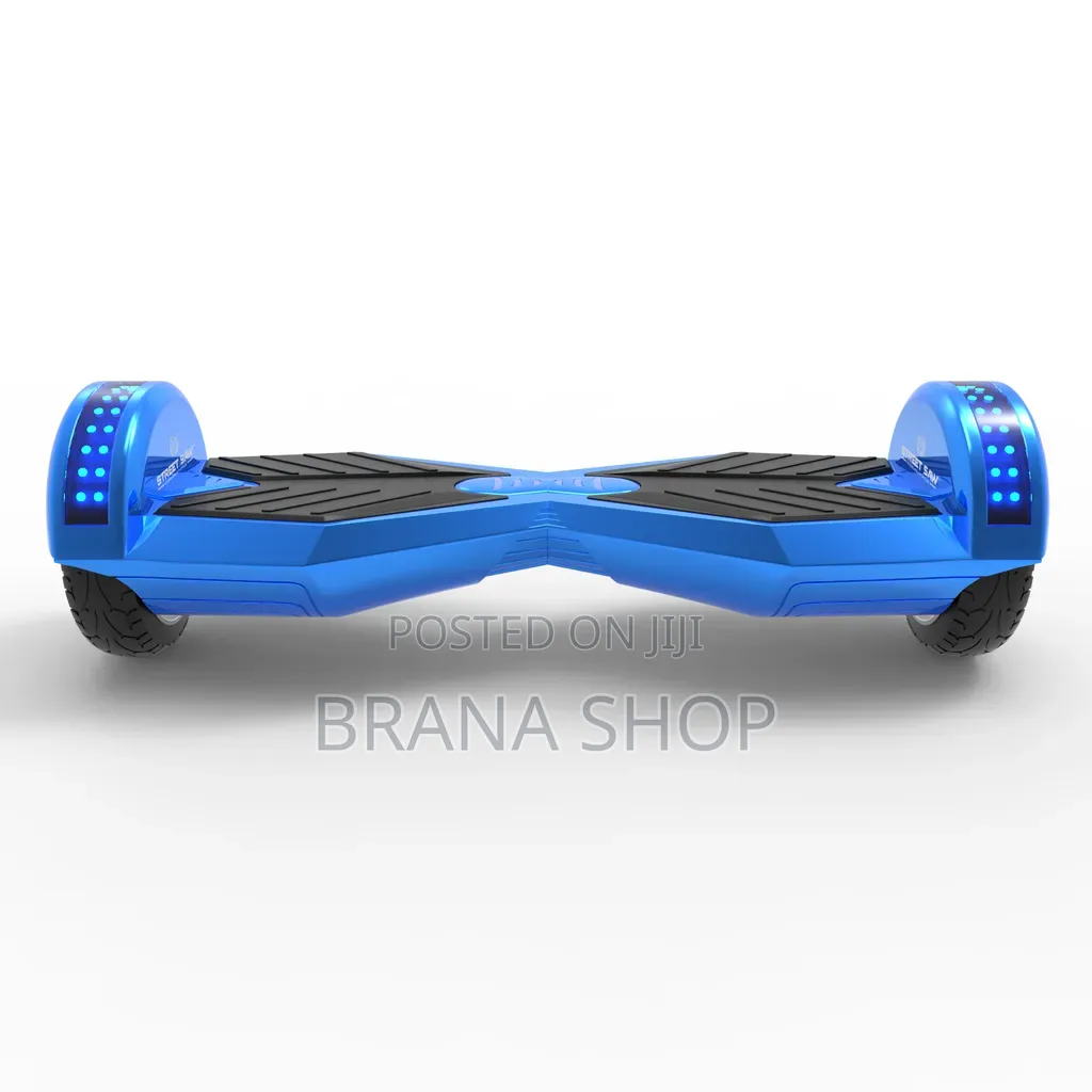 **Blue 8-Inch LED Self-Balancing Electric Scooter **