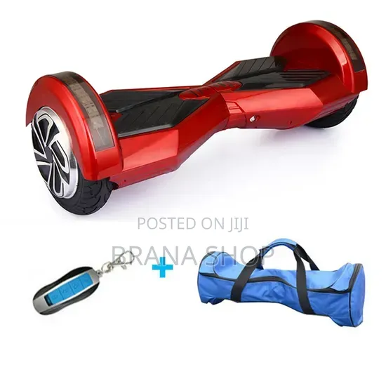 **Red 8-Inch LED Smart Balance Hoverboard **