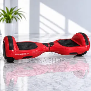 **Red 8-Inch LED Electric Self-Balancing Scooter **