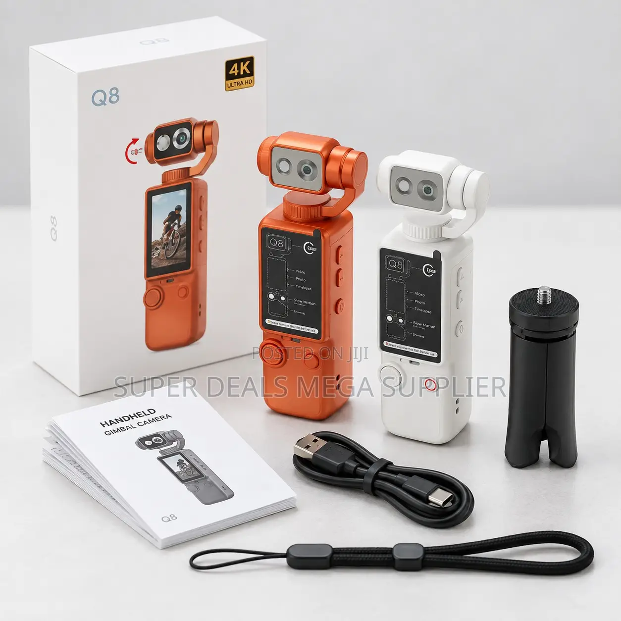 Low Light Performance Q6,Q7,Q8 Rotating Video Recording Action Cameras