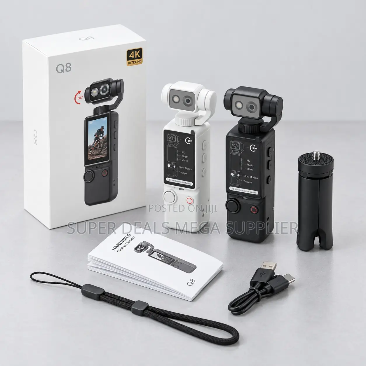 Premium Quality Q6,Q7,Q8 Rotating Video Recording Action Cameras