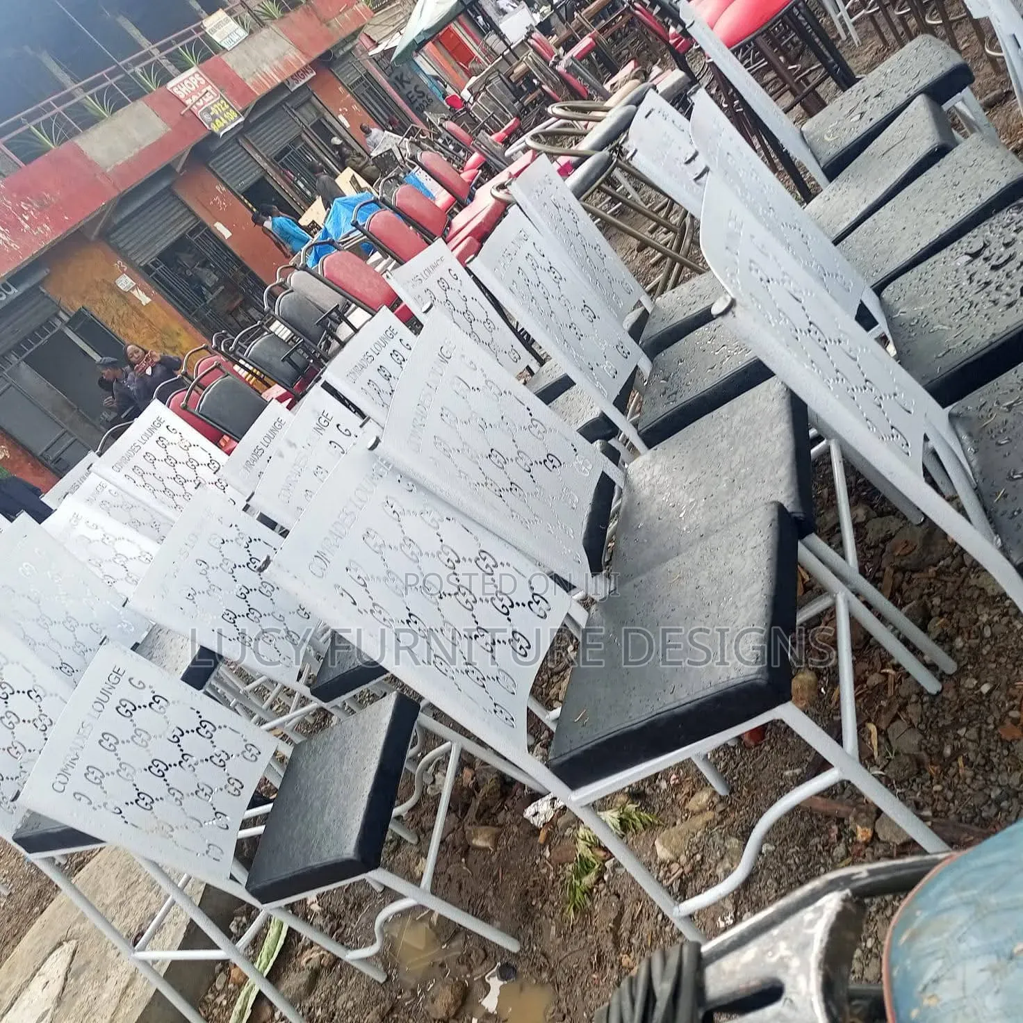 Low Stool Mabati Chairs