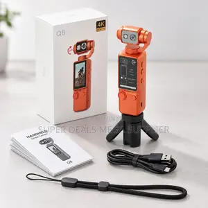 Versatile Vlogging Q6,Q7,Q8 Rotating Video Recording Action Cameras