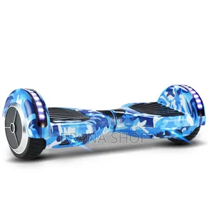 **Blue 8-Inch Tactical Combat Style LED Hoverboard **