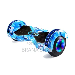 **8 Inch Blue Tactical Combat LED Self-Balancing Board **