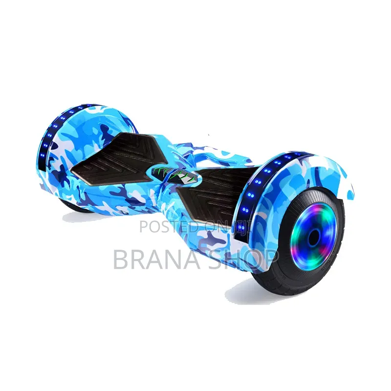 **8 Inch Blue Tactical Combat LED Self-Balancing Board **