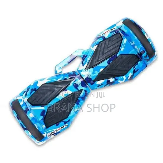 **Blue 8-Inch Tactical Combat Style Electric Hoverboard **