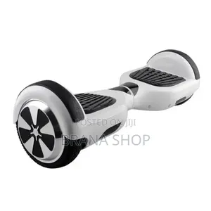 **White 8-Inch LED Smart Balance Hoverboard **