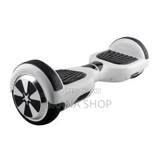 **White 8-Inch LED Smart Balance Hoverboard **