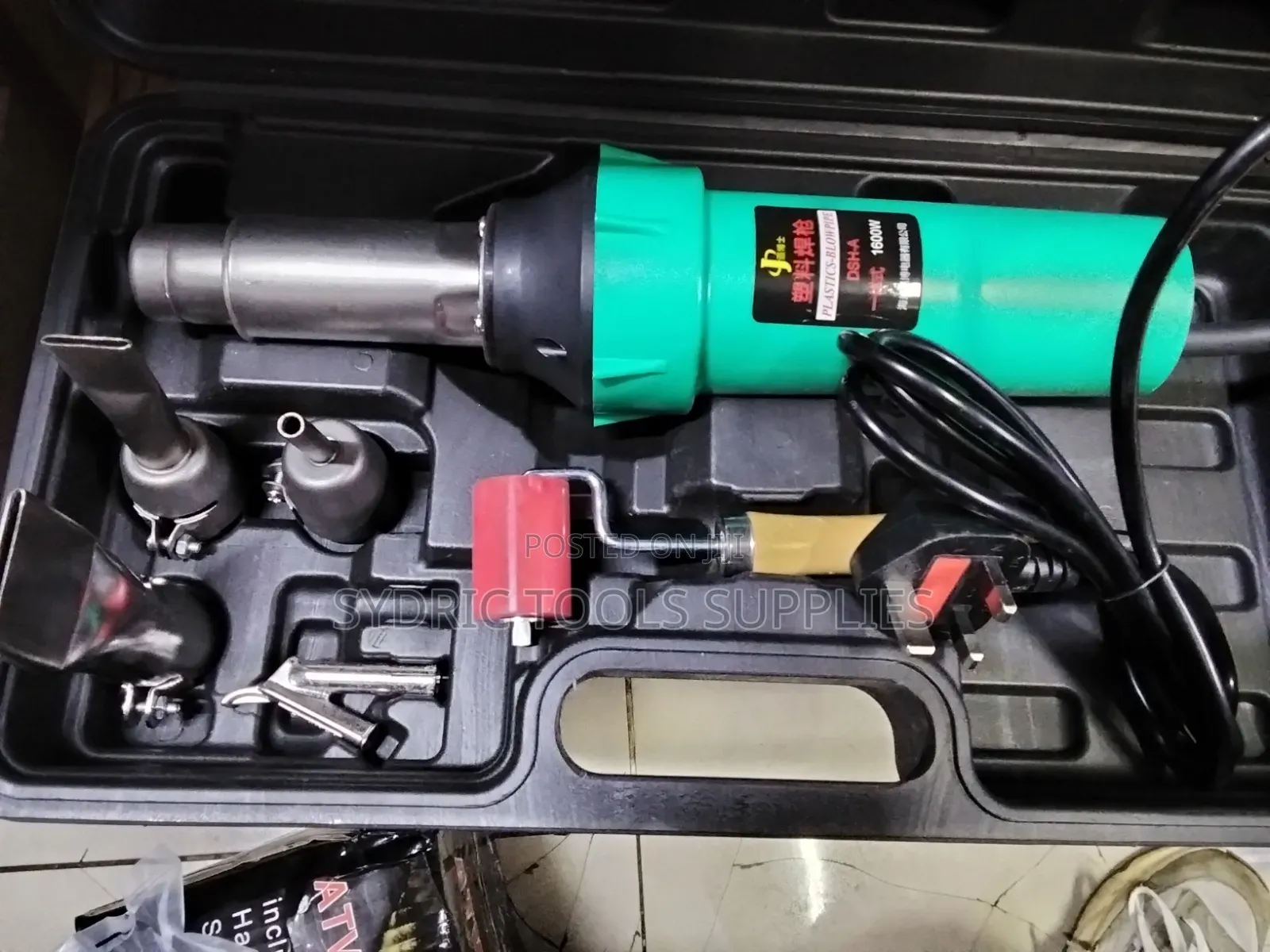1600 Plastic Welding Hot Air Gun Kit/Tent Making Air Gun