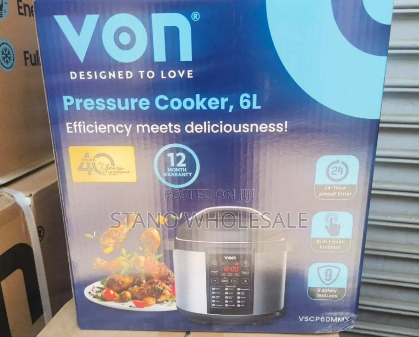 Von 6l Pressure Cooker