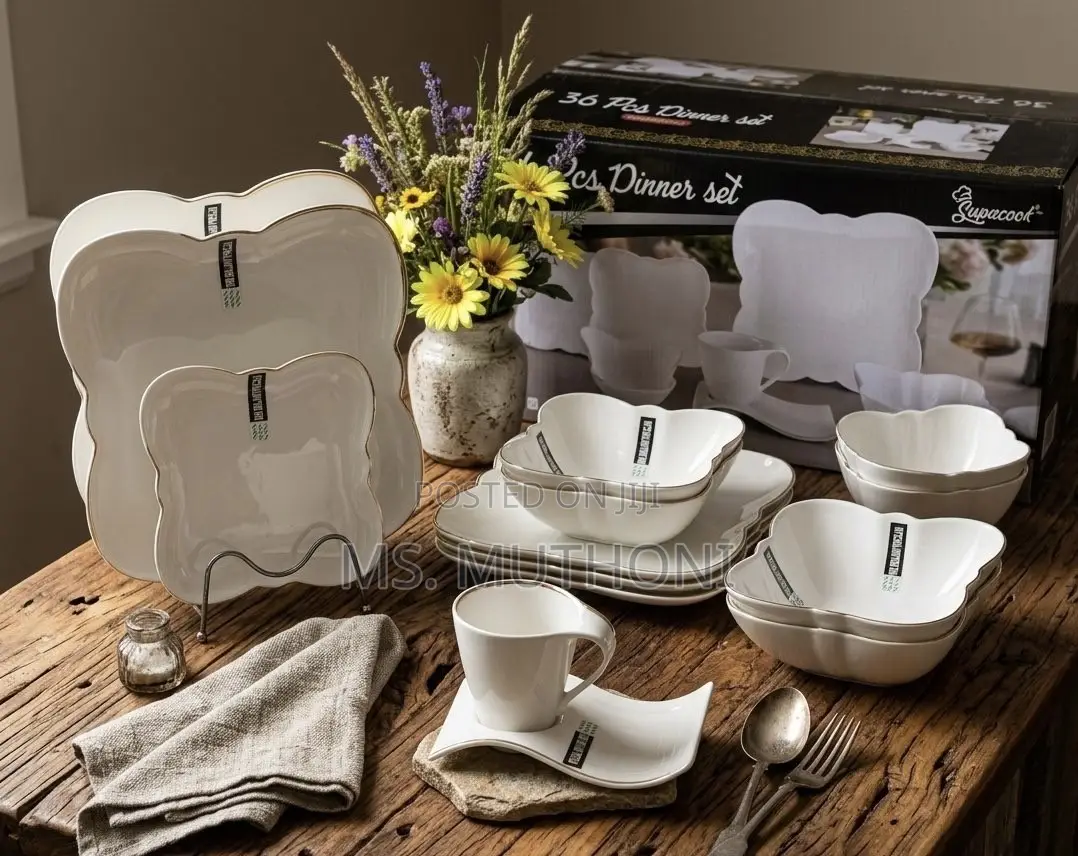  Aesthetic 36 PCs Beautiful Shape Dinnerware