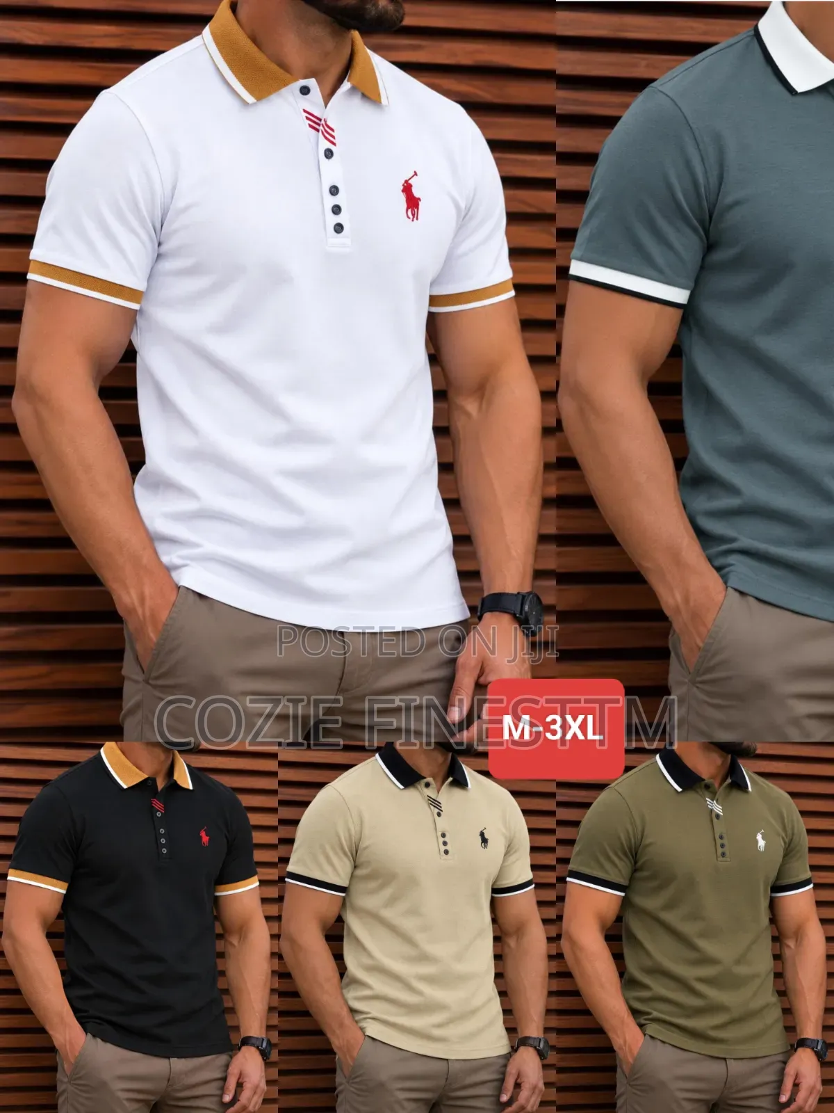 Men's Short Sleeve Cotton Polo Shirts