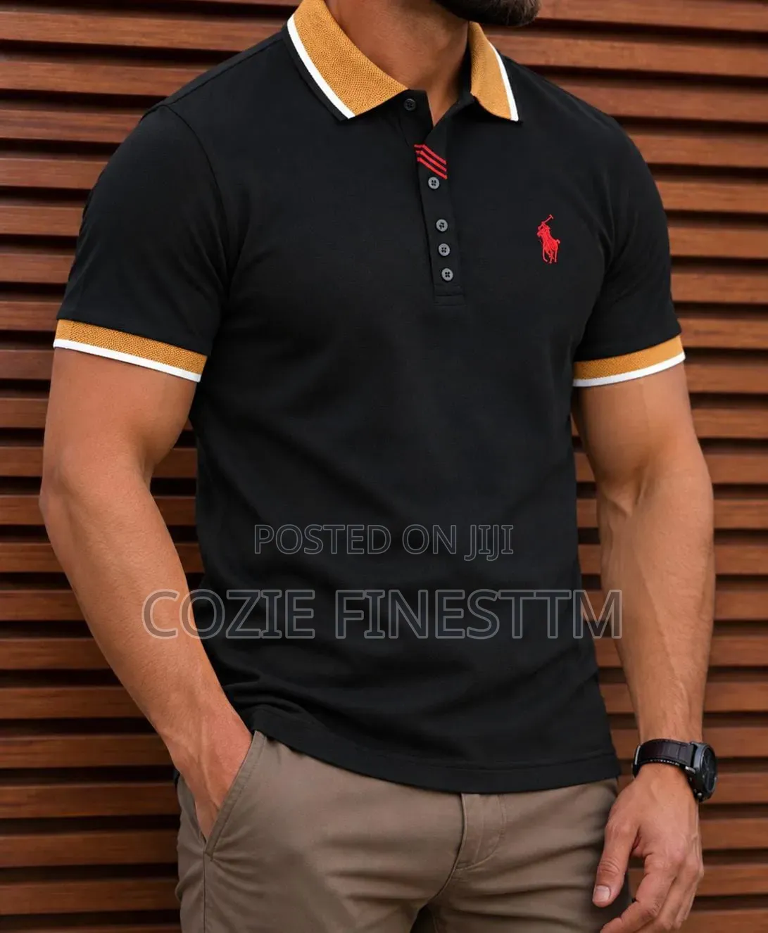 Men's Short Sleeve Cotton Polo Shirts
