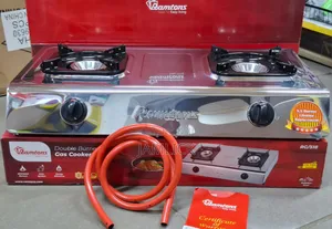 Ramtons 2-Burner Stainless Steel Gas Cooker - Pt