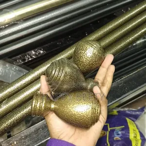 End Curtain Rod Flowers