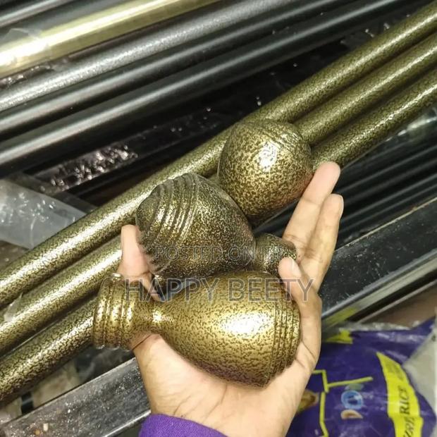 End Curtain Rod Flowers
