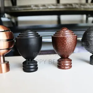 End Curtain Rod Flowers