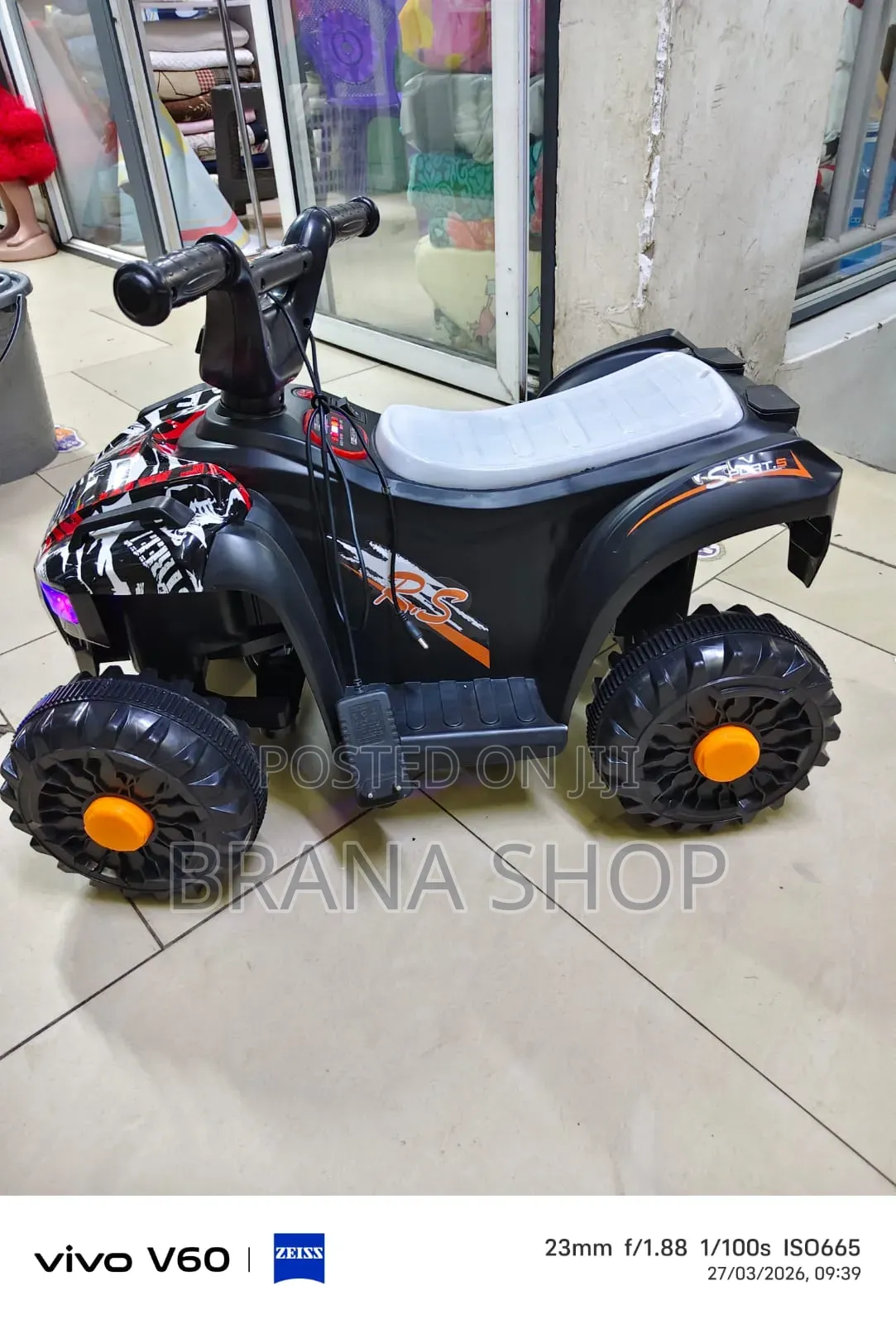 Battery-Powered Electric Ride-on ATV Quad Bike – Graffiti 