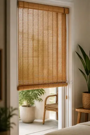 Custom Size Bamboo Blinds - Tailored Woven Wooden Window Blinds