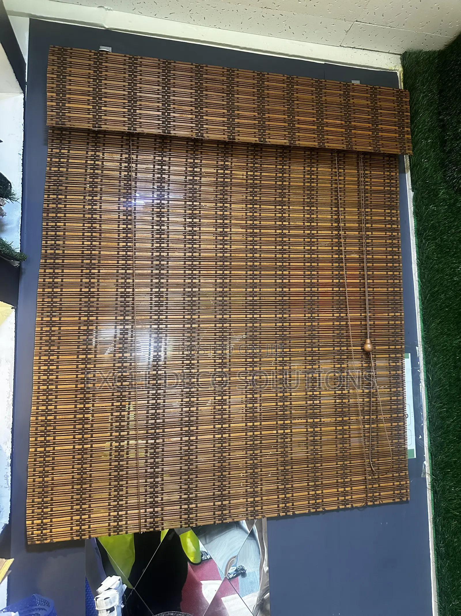 Custom Size Bamboo Blinds - Tailored Woven Wooden Window Blinds