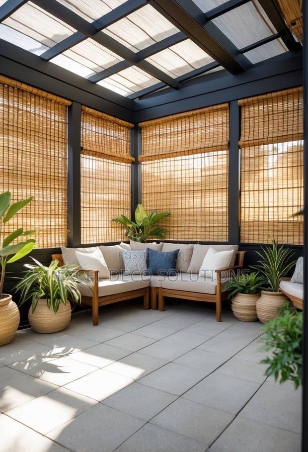 Office Bamboo Blinds - Modern Executive Wooden Window Blinds - thumbnail 2