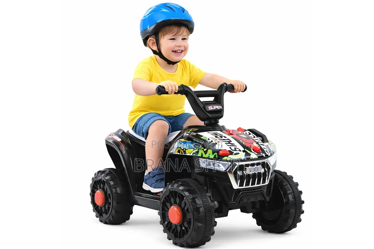 **Graffiti 4-Wheel Electric Ride-on ATV for Kids **