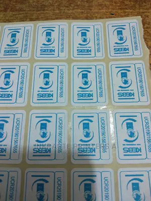 UCR Kebs Stickers For Importers