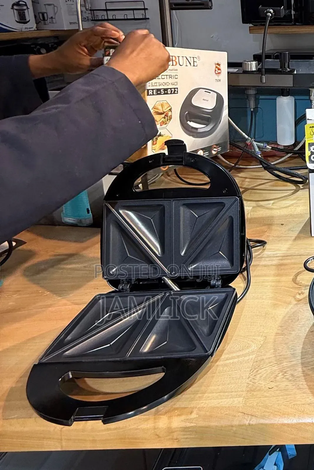 Rebune 2-Slice Sandwich Maker - Ab