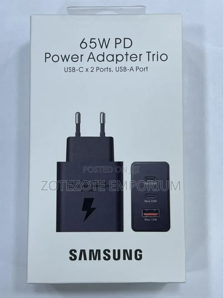 65w Samsung Adapter Trio
