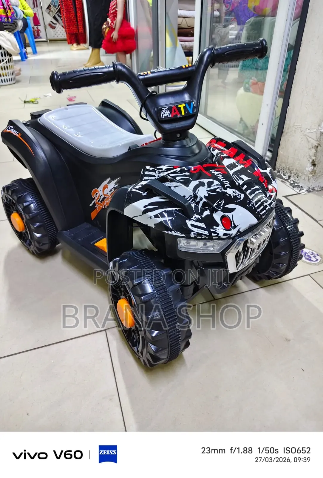 **Battery Electric ATV Quad Bike for Kids – Graffiti **