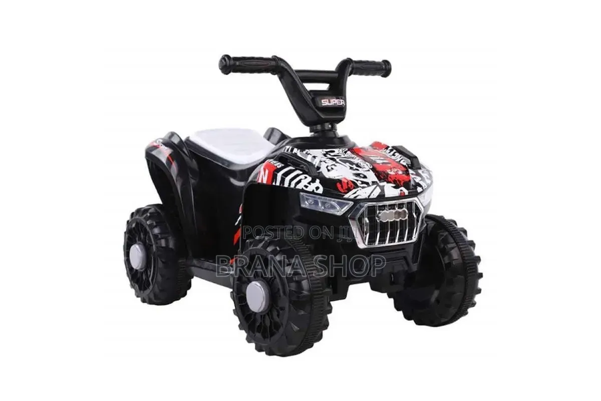 **Graffiti 4-Wheel Kids Electric ATV Quad Bike **