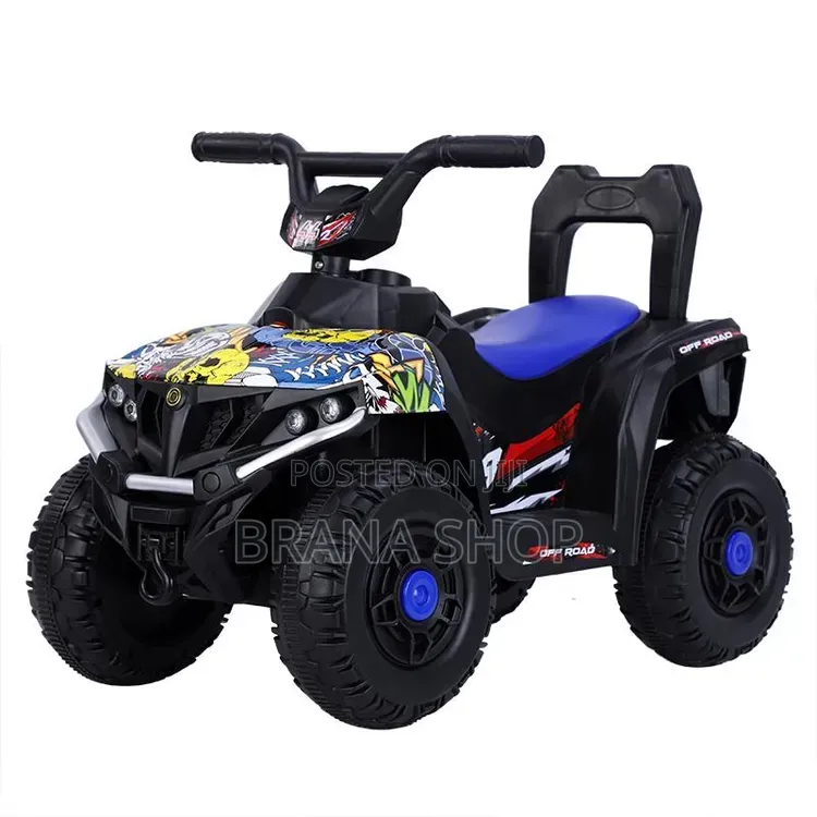Graffiti Kids Electric Battery-Powered ATV Quad 