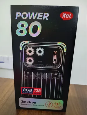 New Itel Power 80 128 GB Black