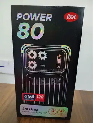 New Itel Power 80 128 GB Black