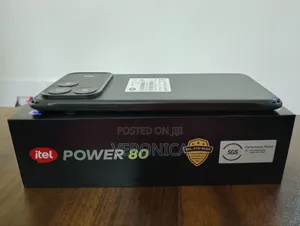New Itel Power 80 128 GB Black