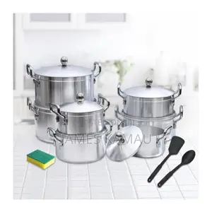TC 17 Pieces Heavy Aluminium Cooking Pot Sufuria Set