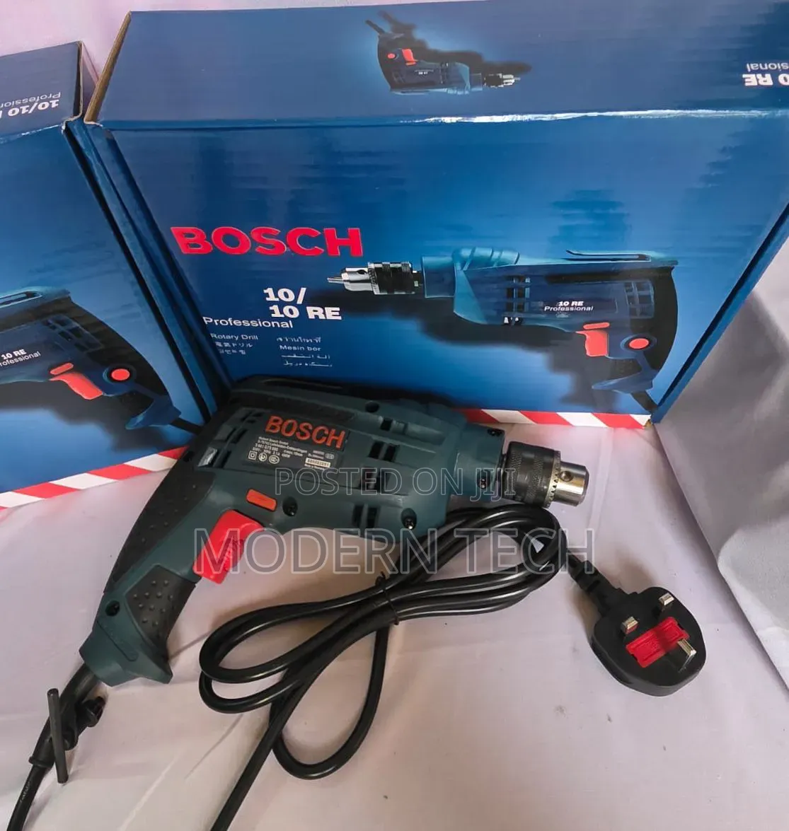 Bosch 10mm Corded Electric Drill – Powerful Heavy Duty