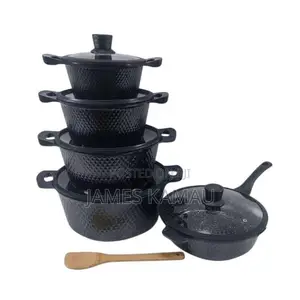 Bosch 11 PCS Granite Non-Stick CookWare Set Pots Sufuria