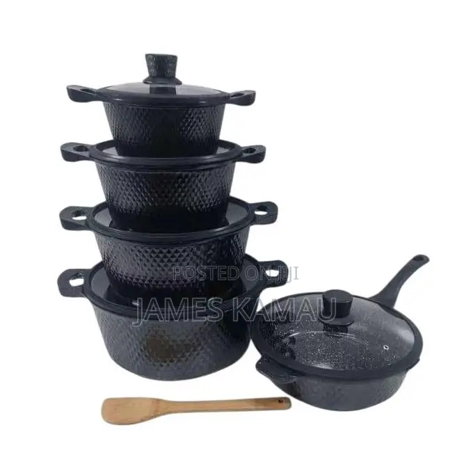 Bosch 11 PCS Granite Non-Stick CookWare Set Pots Sufuria