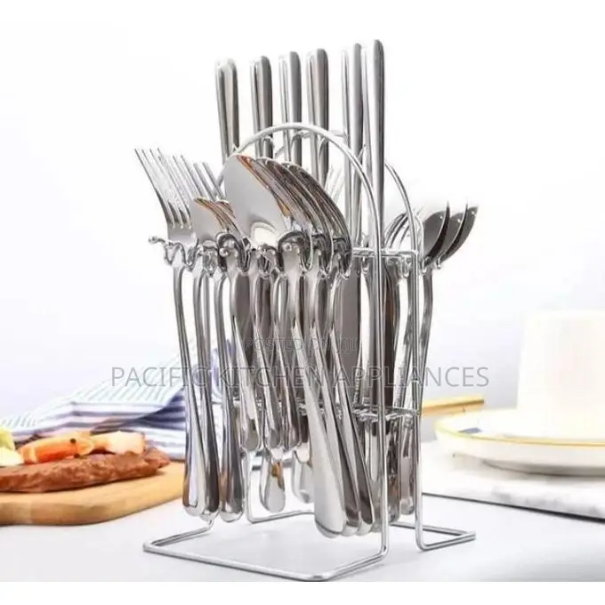 24pcs Silverware Flatware Sets,Stainless Steel Cutlery Set