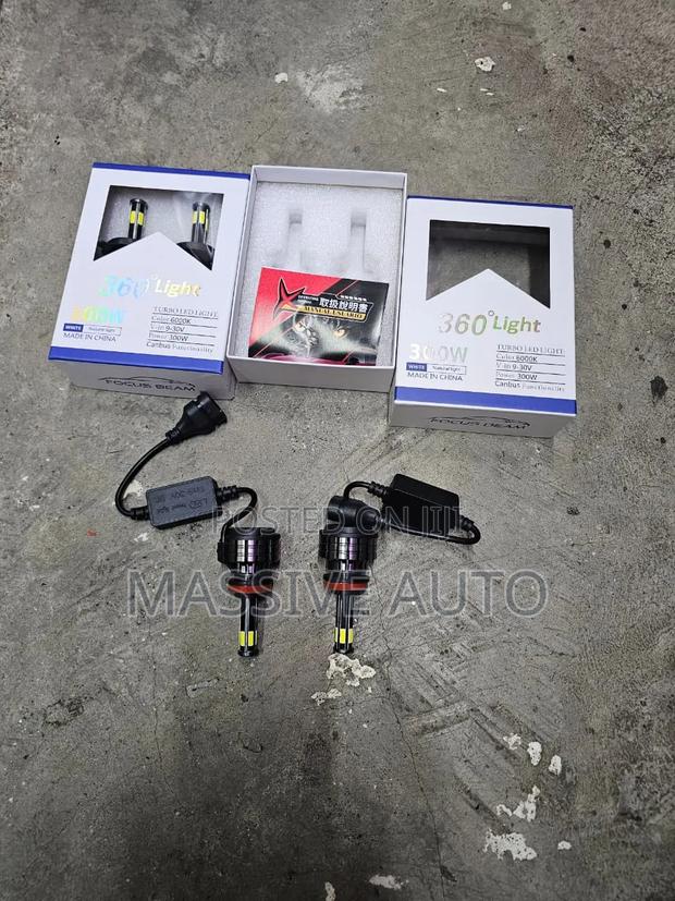 360 Lights 300 Wats LED Headligts Bulbs/ Headligts Bulbs - thumbnail 2