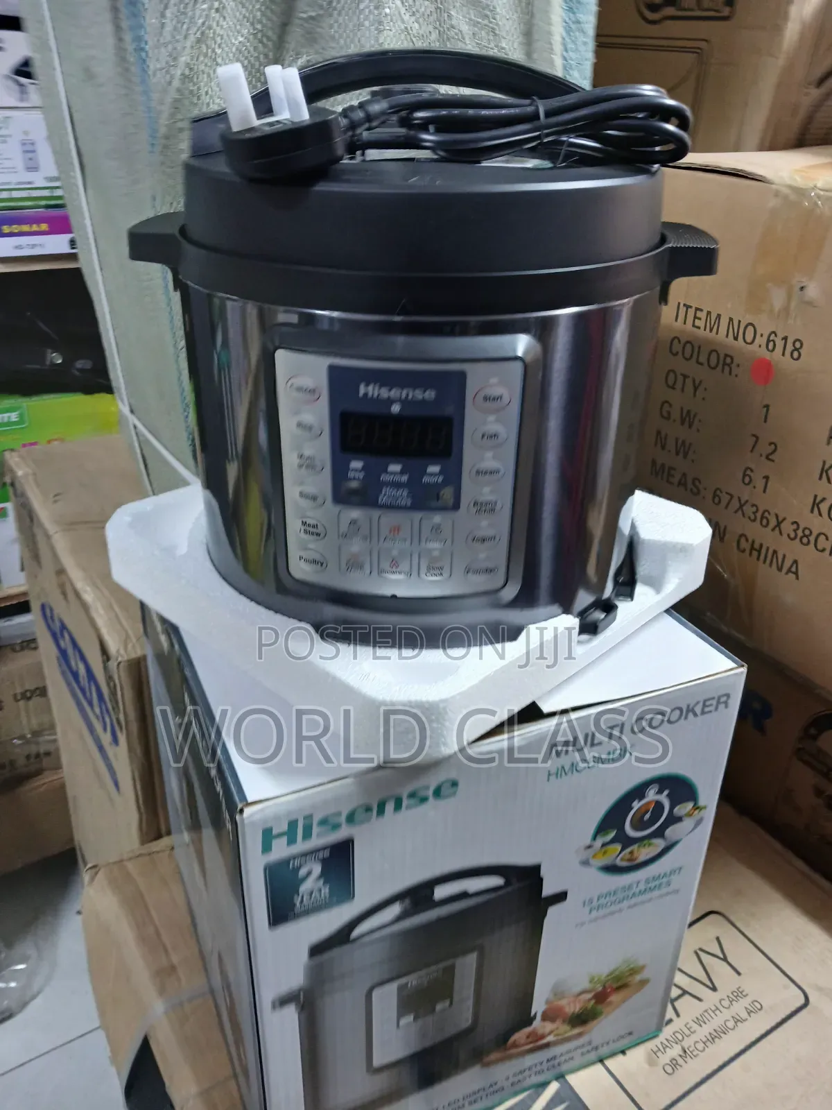 Hisense 6L 1000W Multi-Function Electric Pressure Cooker