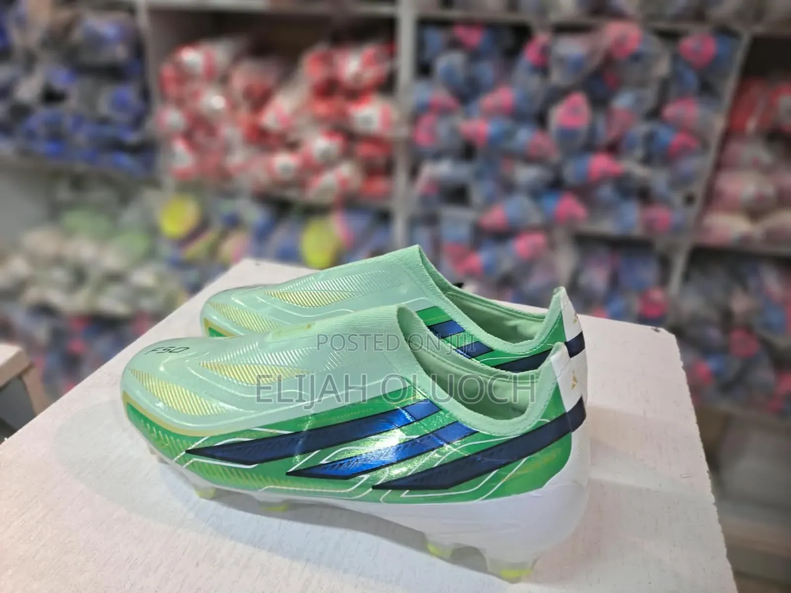 Adidas F-50 Hyperfast Elite Laceless FG Pulse Mint