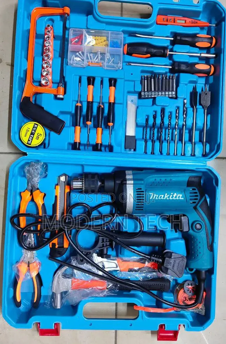 Makita Corded Drill Set Toolkit