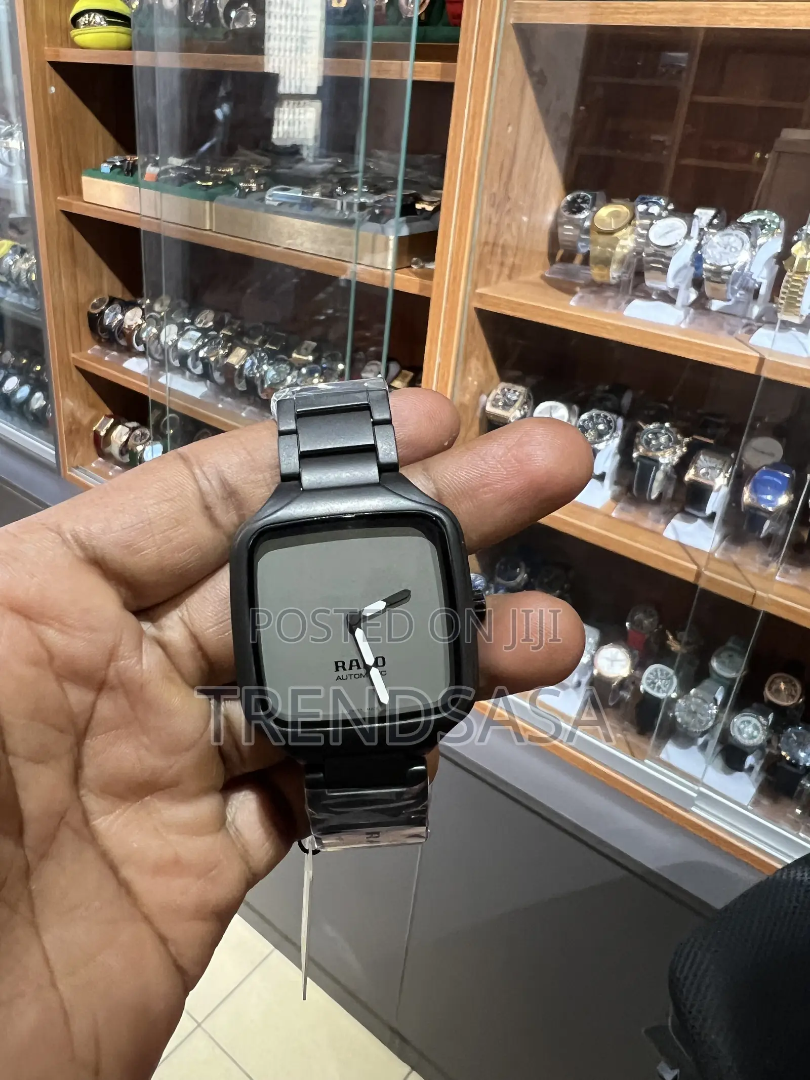 Rado Black Square No Markers Automatic Watch