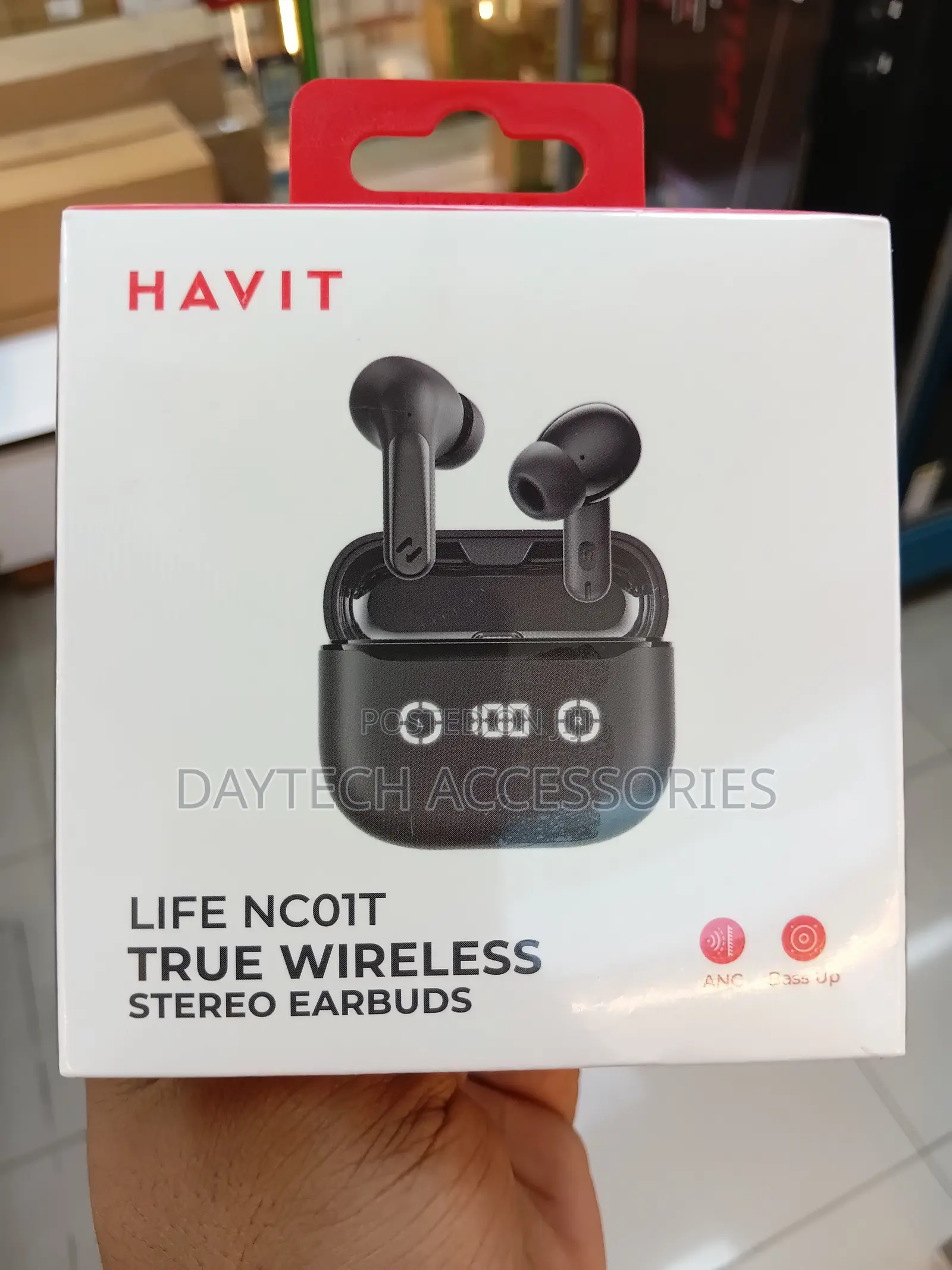 The Havit Life NC01T (TW984) True Wireless Stereo Earbuds in Black