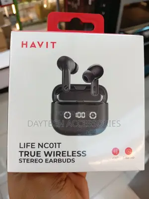 The Havit Life NC01T (TW984) True Wireless Stereo Earbuds in Black